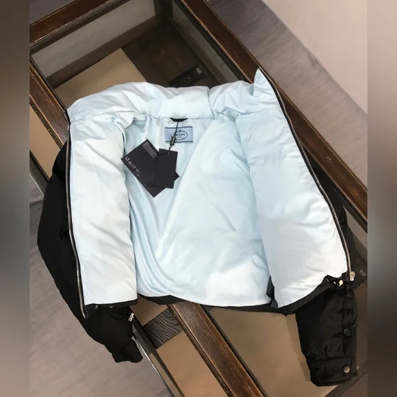 Prada Re-Nylon cropped down jacket - Picture 6 of 8